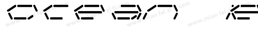 Ocean Rush DEMO Regular字体转换